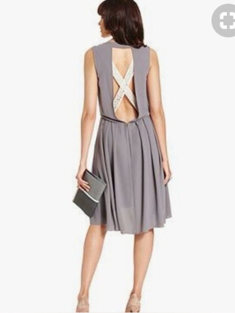 Rachel Roy Open Back Dress with Pockets